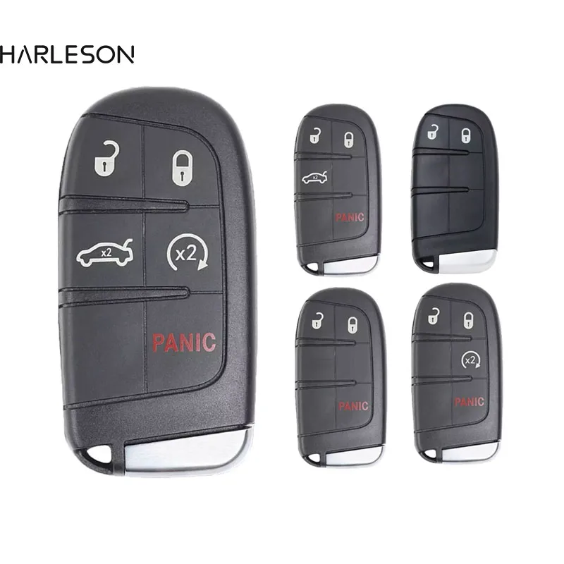 2/3/4/5 Button Remote Key Shell Case Smart Key Housing for Chrysler 300 for Dodge Challenger Charger Durango Journey for Jeep