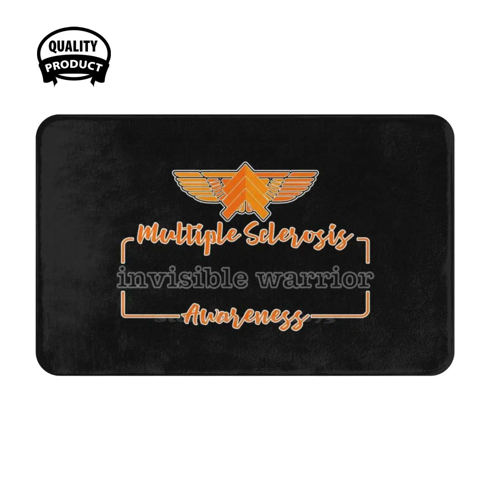 Multiple Sclerosis Awareness Soft Cushion Home Carpet Door Mat Car Rug Multiple Sclerosis Awareness Multiple Sclerosis Fighter