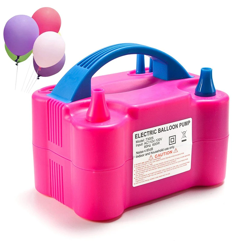 

OHANEE Electric Balloon Pump 220V Air Blower Ballons Party Decoration Pump for Balloons Portable Baloon Machine EU plug