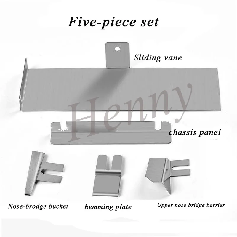 Mask Machine Bridge Bucket Noise Bridge Wire Roll Film Block Slice Three Sets, Five Sets of Mask Machine Accessories