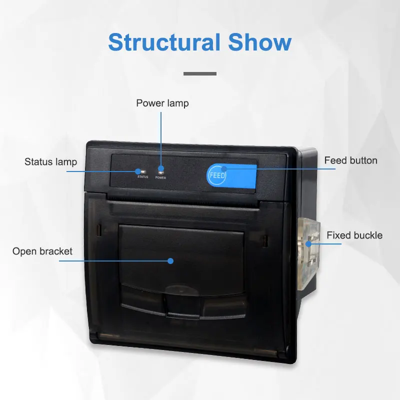 Cashino EP-300 3 Inch 80mm  Thermal Micro Panel Printer