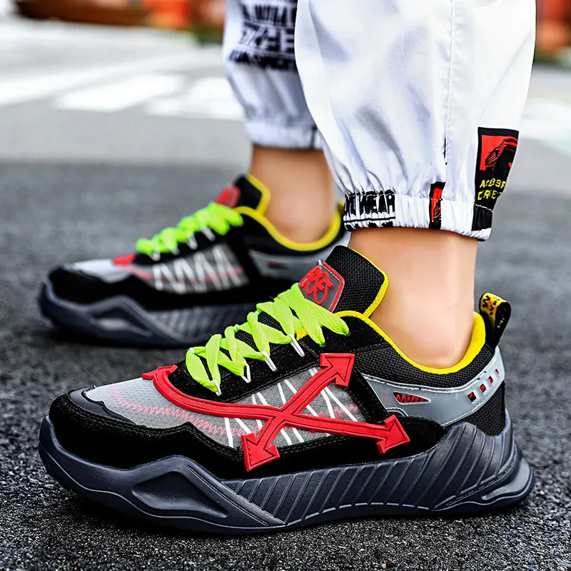 

2025 Новая модная мужская обувь, трендовые Chaussures, повседневные мужские массивные кроссовки, дышащие дизайнерские кроссовки, удобная корзина Homme