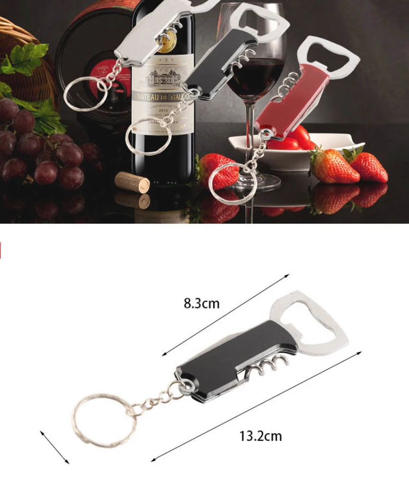 Multifunctionial Bottle Opener Portable Mini Wine Beer Opener Party Bottle Opener Kitchen Bar Gadgets Tool Creative Gift