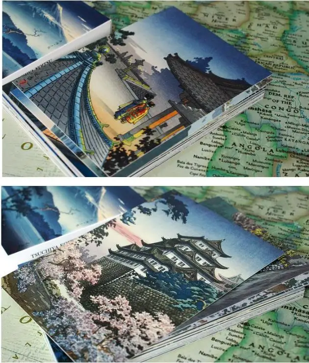 30 Pcs/Set Japanese Tsuchiya Koitsu Painting Photography Postcard INS Style Greeting Cards Message Card DIY Journal Decoration