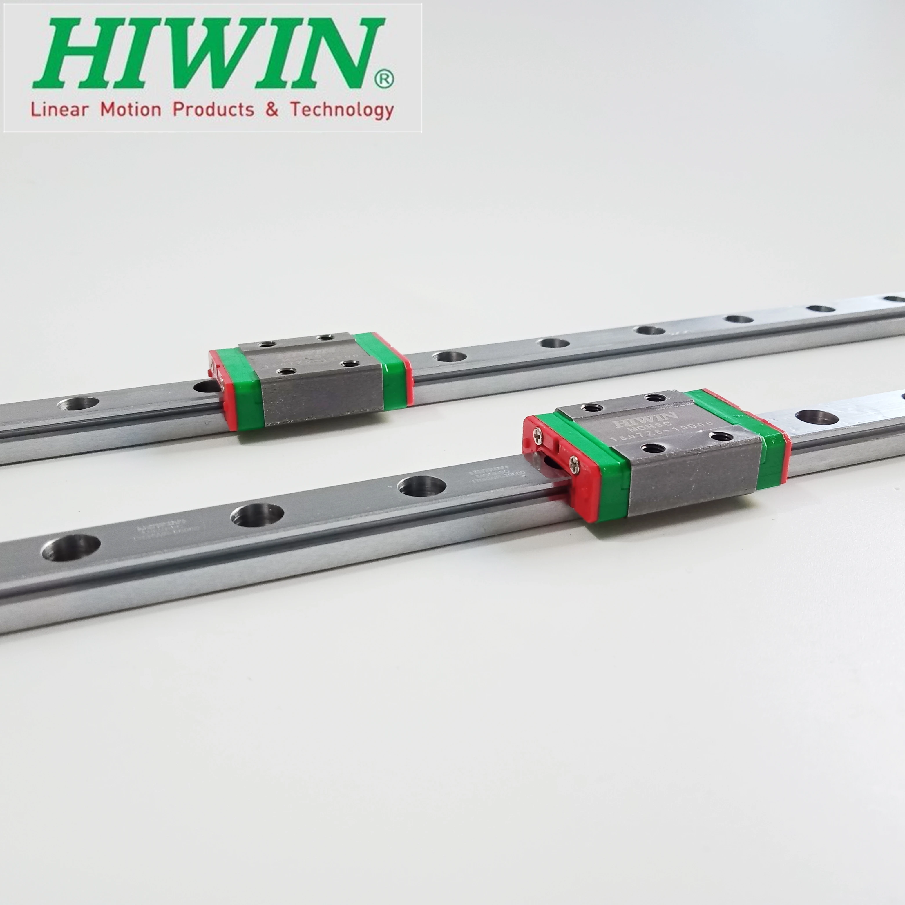 2pcs Original Hiwin linear guide MGN9 200 250 300 330 350 400 450 500 550 600 mm + 2pcs MGN9C blocks slider CNC router