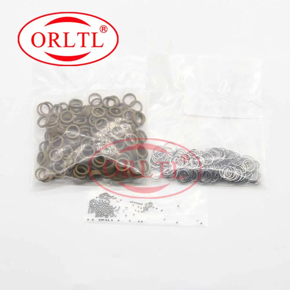 New Euro 5 Injector Seal Rings Ball 200PCS F00RJ02177 Common Rail Ball Repair Kits F 00R J02 177 F00R J02 177 Gasket kit