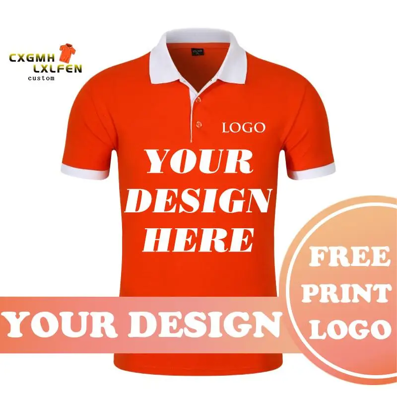 Summer Men Custom Print Short Sleeve Horse Polos Shirts Cotton Men Short Sleeve High Quantity Polo Men Business Shirt 13 Colors