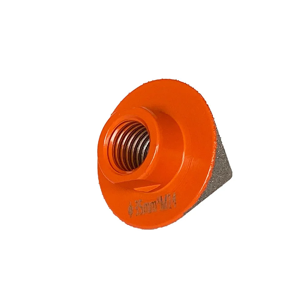 Wholesal eFlat/Round Angle M14 Vacuum Brazed Diamond Beveling Chamfer Bit Set For Holes Trimming Finishing Countersink Ceramic