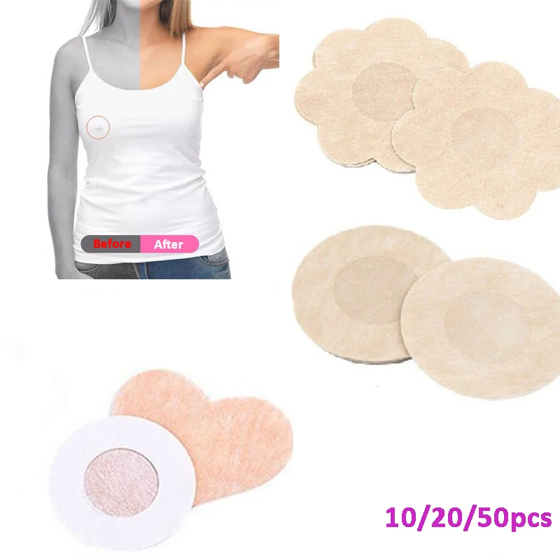 10/50 Pcs Women Invisible Breast Lift Tape Overlays on Bra Sexy Heart Nipple Stickers Chest Covers Adhesivo Bra Nipple Pasties