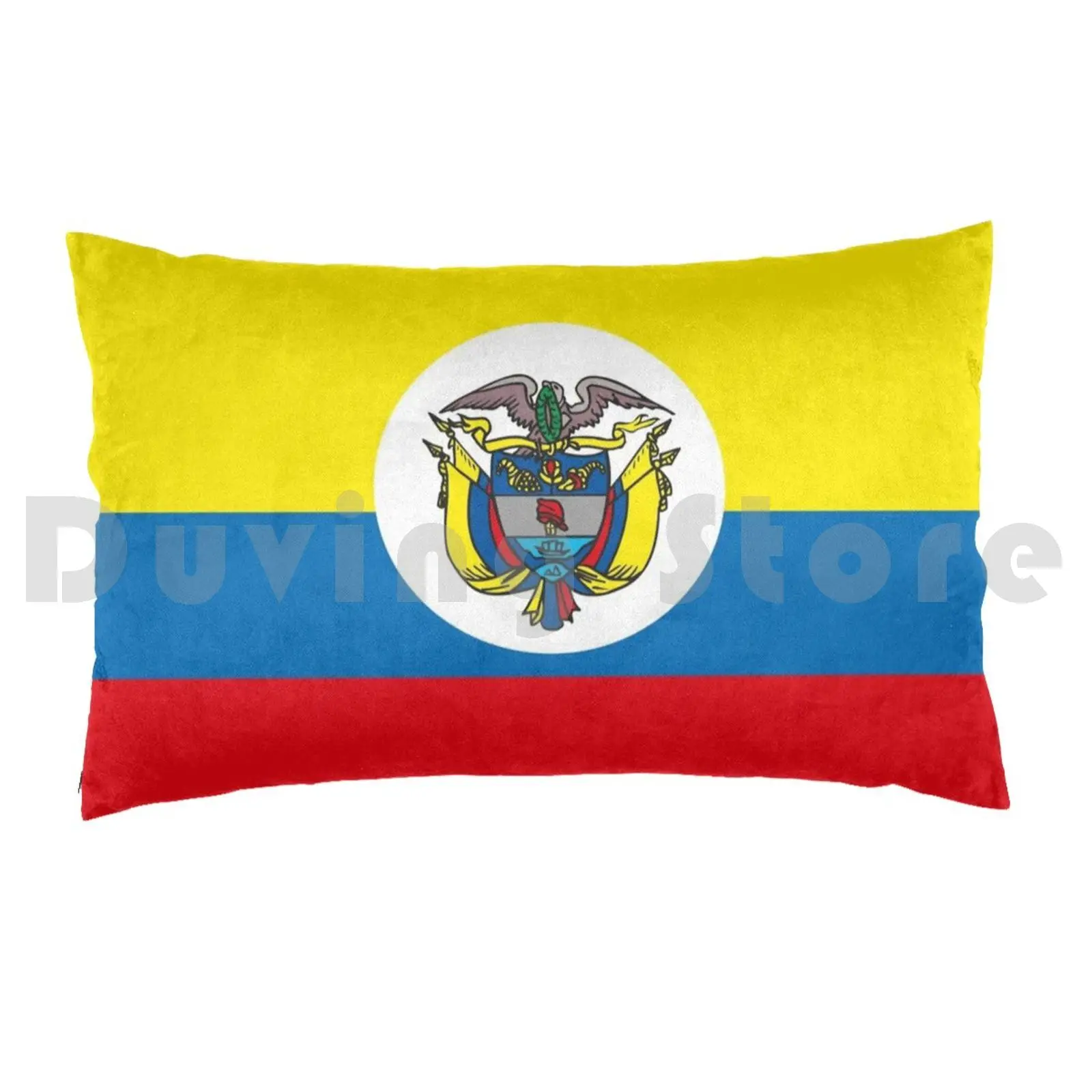 Colombia Pillow case 40x60 1809 Colombia America Hispanic Latin Latino Spanish South America Cool