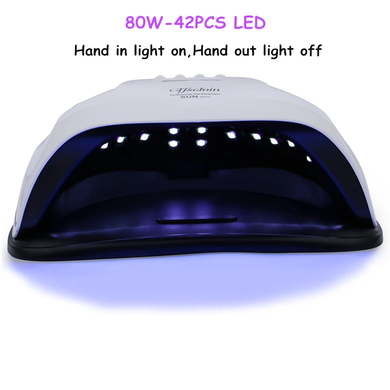 Hot Sale 80W Nail Dryer UV LED Lamp For Nails Curing All Gel Polish Manicure Sun Light Timer Manicure Machine For Nail Art Tools