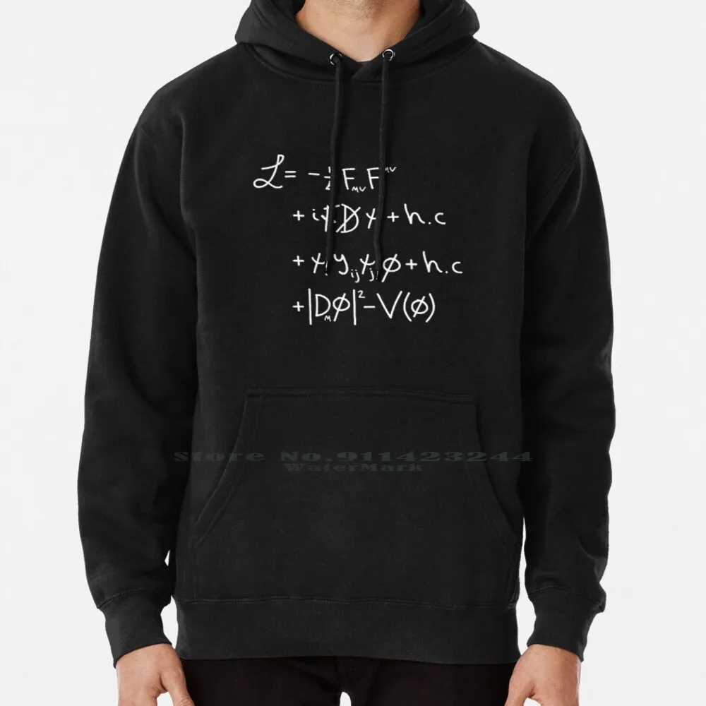 Universe Lagrangian W Hoodie Sweater 6xl Cotton Physics Physicist Lagrangian Standard Model Quantum Mechanics Higgs Boson Power