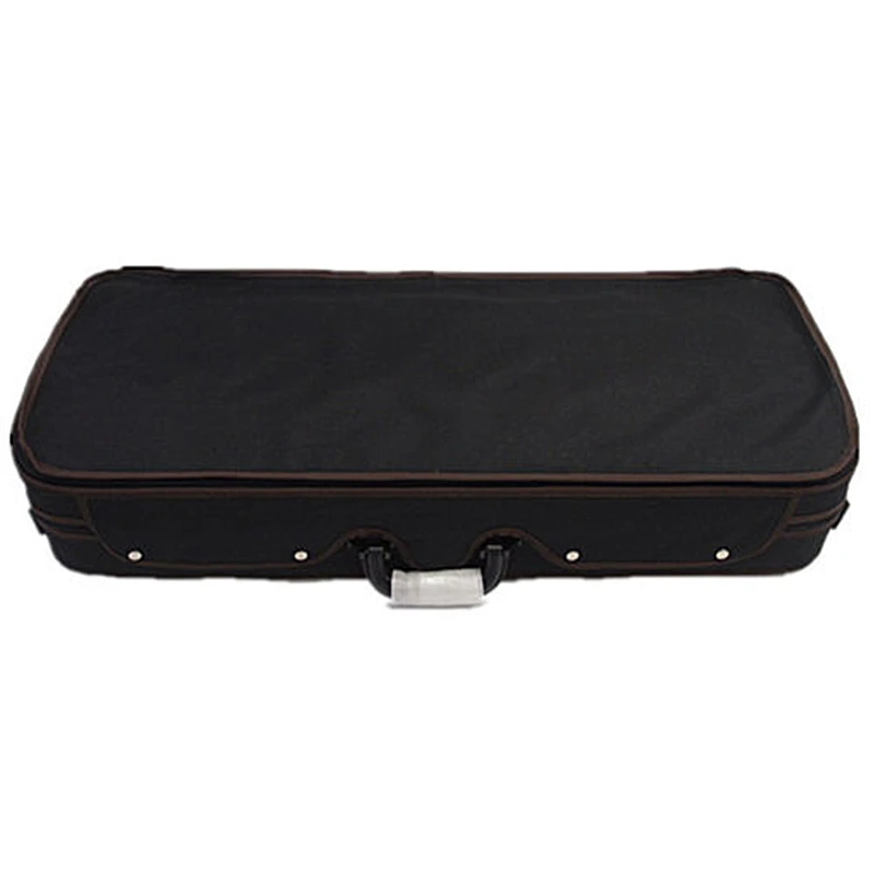 2 Pcs Violin Case-Creative Double Violin Case 4/4 w/ Hygrometer High Quality Wooden Violin Case