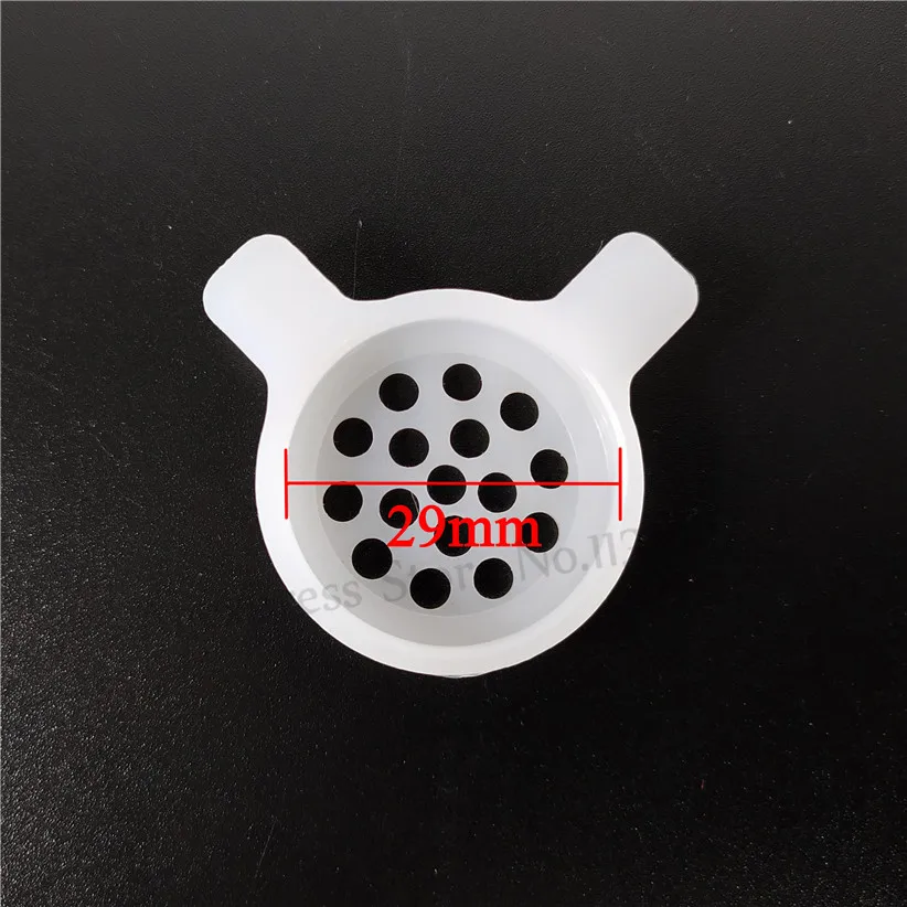 Tampa de modelagem de macarrão em forma de espaguete, tampa de moldagem, peça de reposição, acessório de máquina de sorvete macio, 29mm de diâmetro interno