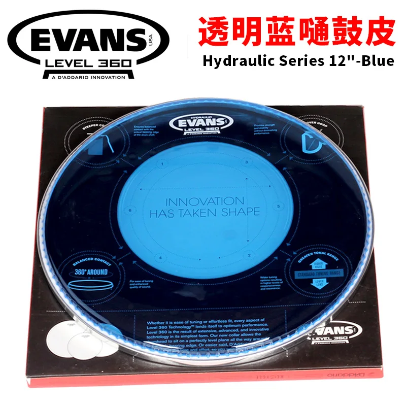 

D'addario Evans 12" Hydraulic Blue (TT12HB) Tom Batter Drumhead