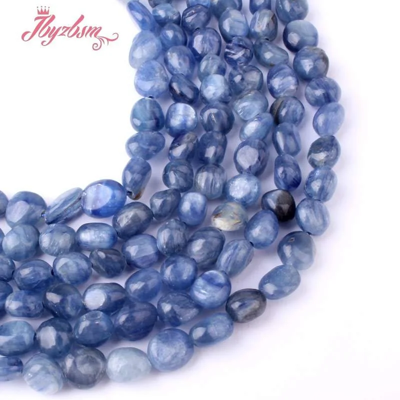 4x7-5x8mm Natural Kyanite Bead Blue Freeform Shape Stone Beads For DIY Necklace Bracelet Jewelry Making 15 Inch Free Shipping