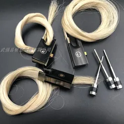 1 set Indonesian grade A ebony violin/cello bow frog Install screw bow horse hair 3/4-4/4 size, violin/cello parts