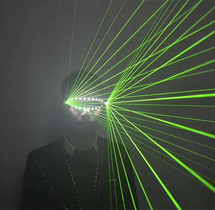 

Laser glasses LED flashing DJ electric syllable performance light up glasses