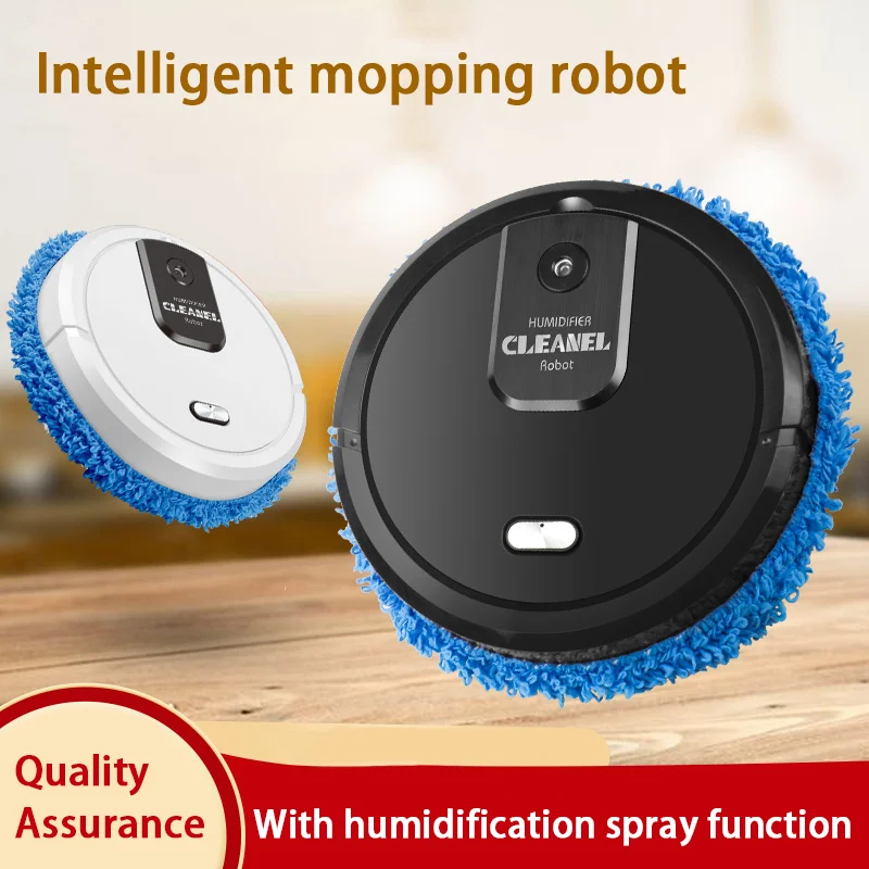 

1500 mAh Home Wet Dry Sweeping Robot Mopping Machine Mop Sweeper Electric Sweeper Cordless Spin and Go Mop