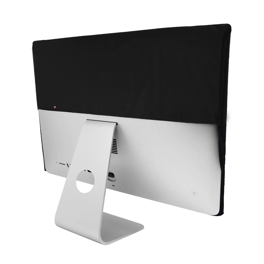 

21 Inch 27 Inch Black Polyester Computer Monitor Dust Cover Protector With Inner Soft Lining For Ap ple iMac LCD Screen LA001