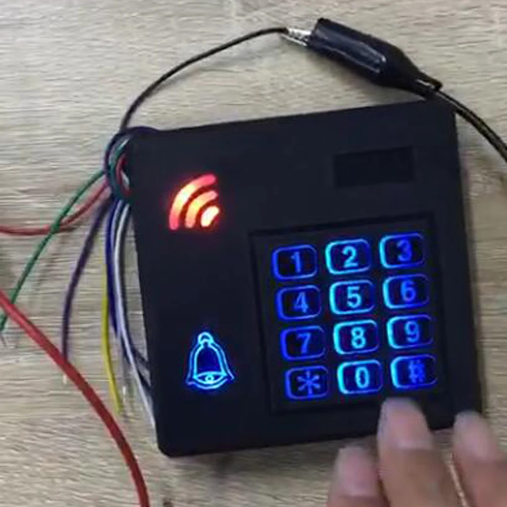 IP67 Waterproof RFID password lock ID IC card Reader Proximity Entry Door Lock Entry Access Control Keyboard 2000 Users