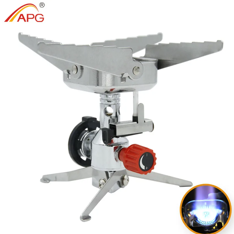 APG outdoor camping stove cooking burners integrated portable gas stove