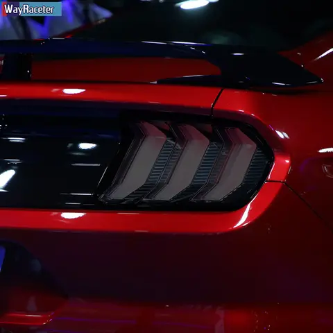 Skyddsfilm för strålkastare, bakljus, transparent svart TPU-klistermärke för Ford Mustang 2015-nutid, Shelby GT500 10 best sales Shelby GT500 tillbehör - №7