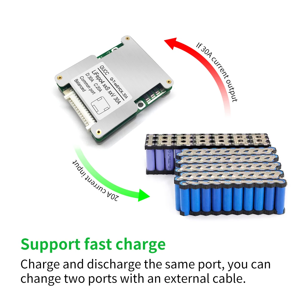 Lifepo4-Placa de protección de batería de litio para bicicleta eléctrica, equilibrador BMS 16S, 48V, 18650, 120A, 100A, 80A, 60A, 50A, 40A, 30A, 20A
