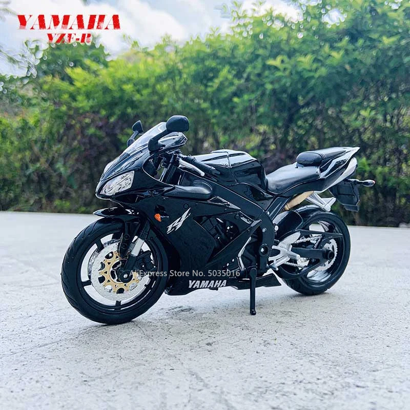 Maisto 1:12 Yamaha YZF-R1 black Factory Edition Static Die Cast Vehicles Collectible Motorcycle Model Toys