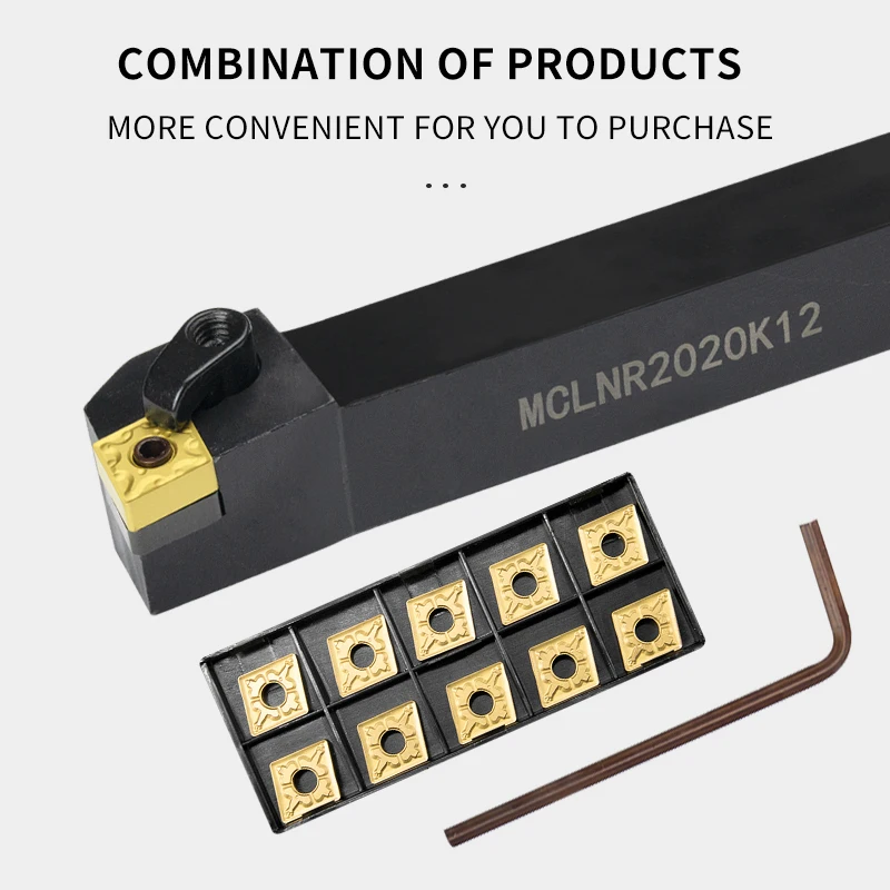 MCLNR/L MCLNR1616 MCLNR2020 MCLNL2525 MCLNL3232 composite external turning tool Carbide inserts CNMG CNC Boring Bar