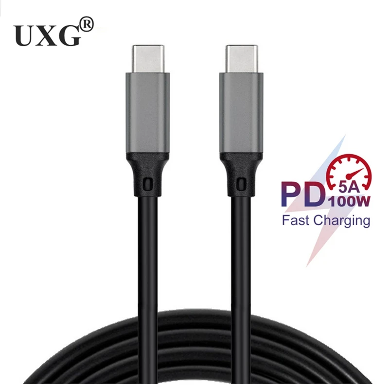 USB3.2 Gen2 Usb3 2 Gen2x2 Cable PD 100W Type USB C To USB C Cable 3m 2m 1m 0.2M Short 5m 5Gbps Data Cable 20Gbps Tranfer 4K 60Hz