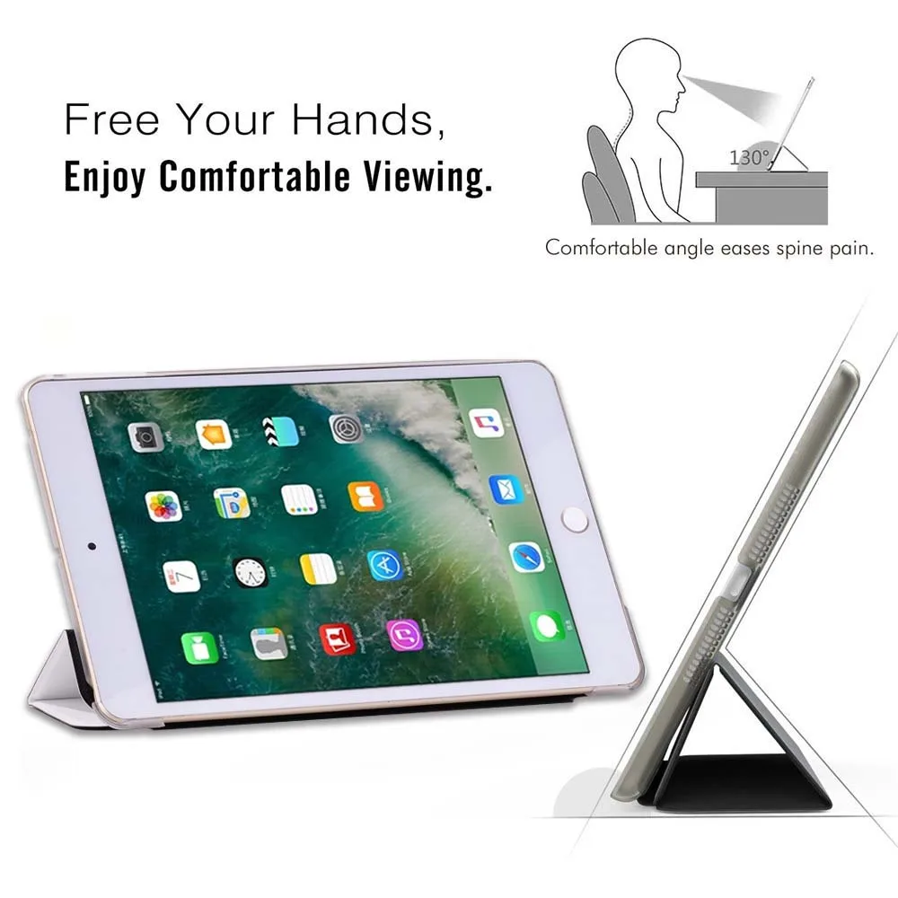 For Apple IPad Mini 5 4 3 2 1 7.9 Inch Magnetic Folding Smart Cover Funda Para Tablet for Mini 5 2019 Case + Bluetooth Keyboard