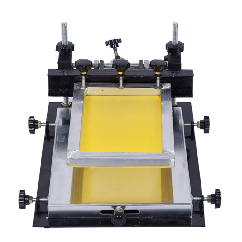 Small manual silk screen station SMT manual stamping station solder paste screen printing machine screen printing machine