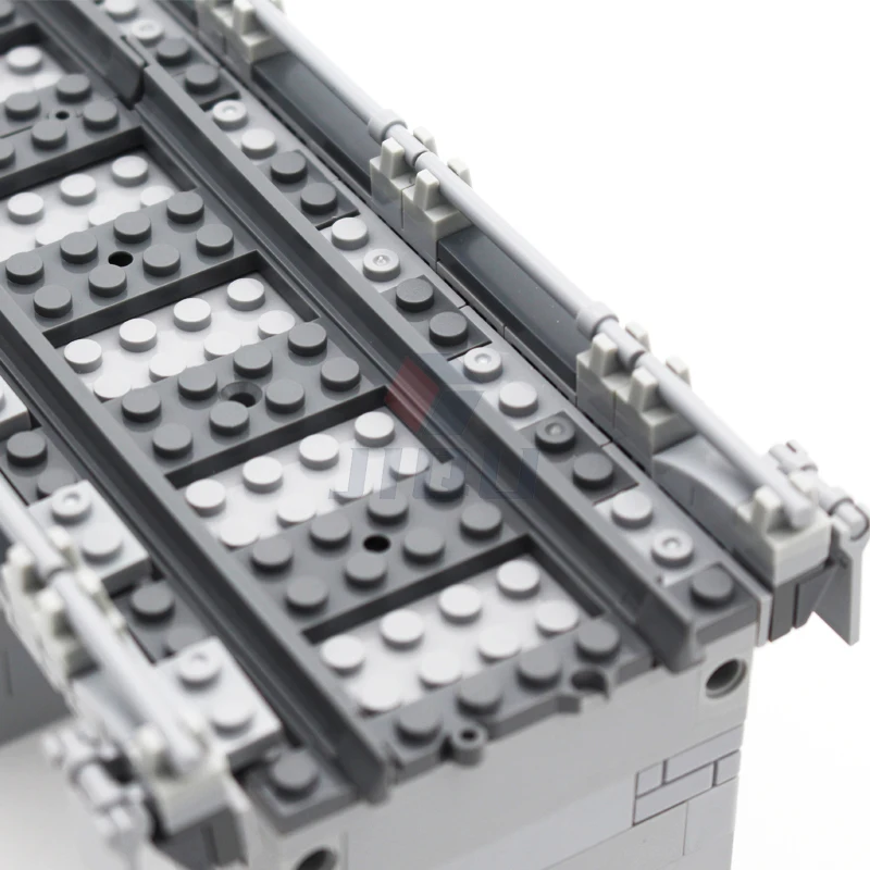 317Pcs MOC Track Viaduct Modell Set Eisenbahn Zug Brücke Kompatibel Stadt Zug Teile Straße Verkehrs Ansicht Bausteine Kind spielzeug