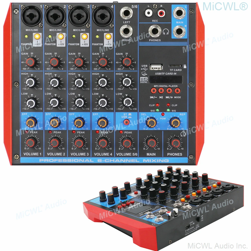 الجيل الجديد MG4 MG6 MG8 خلاط خلط تعزية USB SD للكمبيوتر محمول تسجيلا حيا بلوتوث