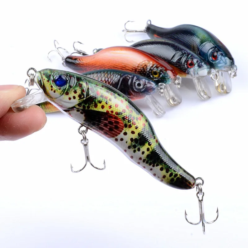 

East Rain Painted Suspension 9cm 12.9g 3pcs/lot Freshwater Saltwater Fishing Lure SP Minnow Artificial Hard Bait Free Shipping