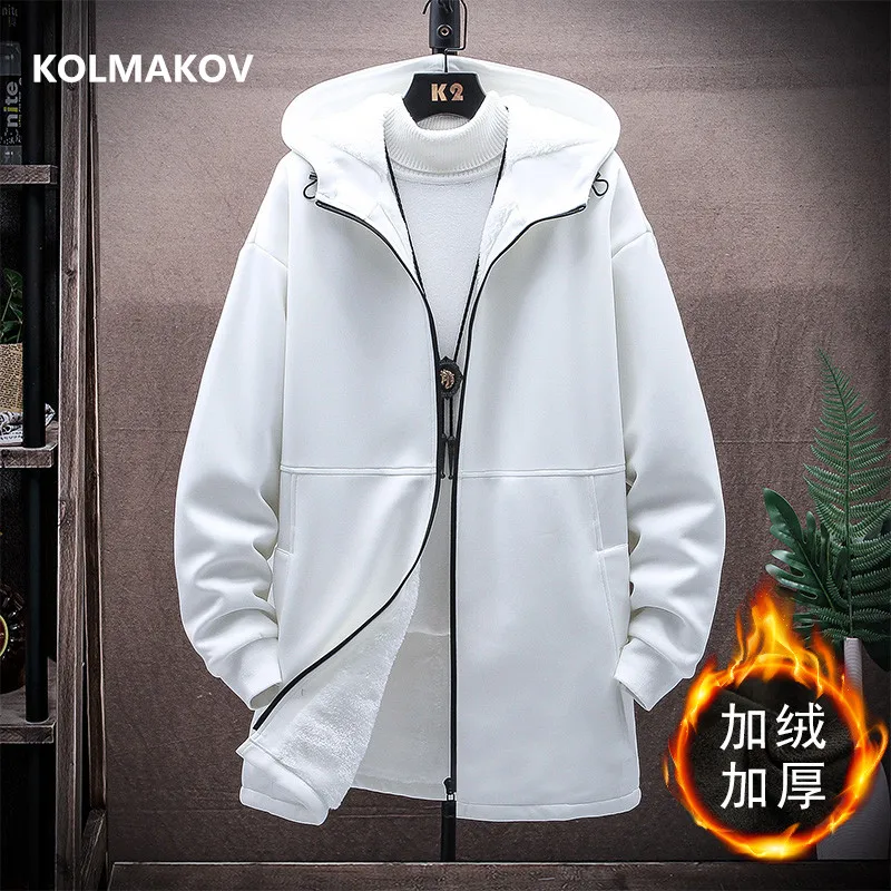 2023 new arrival winter coat men hooded jacket thicken high quality trench coat men,mens fashion casual jackets ,plus-size M-5XL