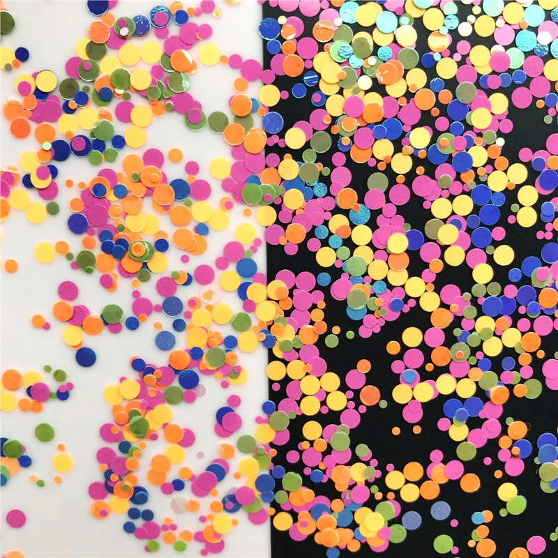 20g/Pack 1-2-3mm Mix Dot Ultrathin Nail Glitter Sequins For Body Art Painting Nail Artl DIY Decoration