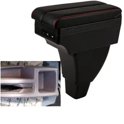 For Pajero Mini armrest box central content box interior Armrests Storage car-styling accessories part with USB