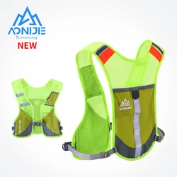 AONIJIE-Paquete de hidratación reflectante E884, mochila, bolsa, arnés, botella de agua, senderismo, Camping, carrera de maratón