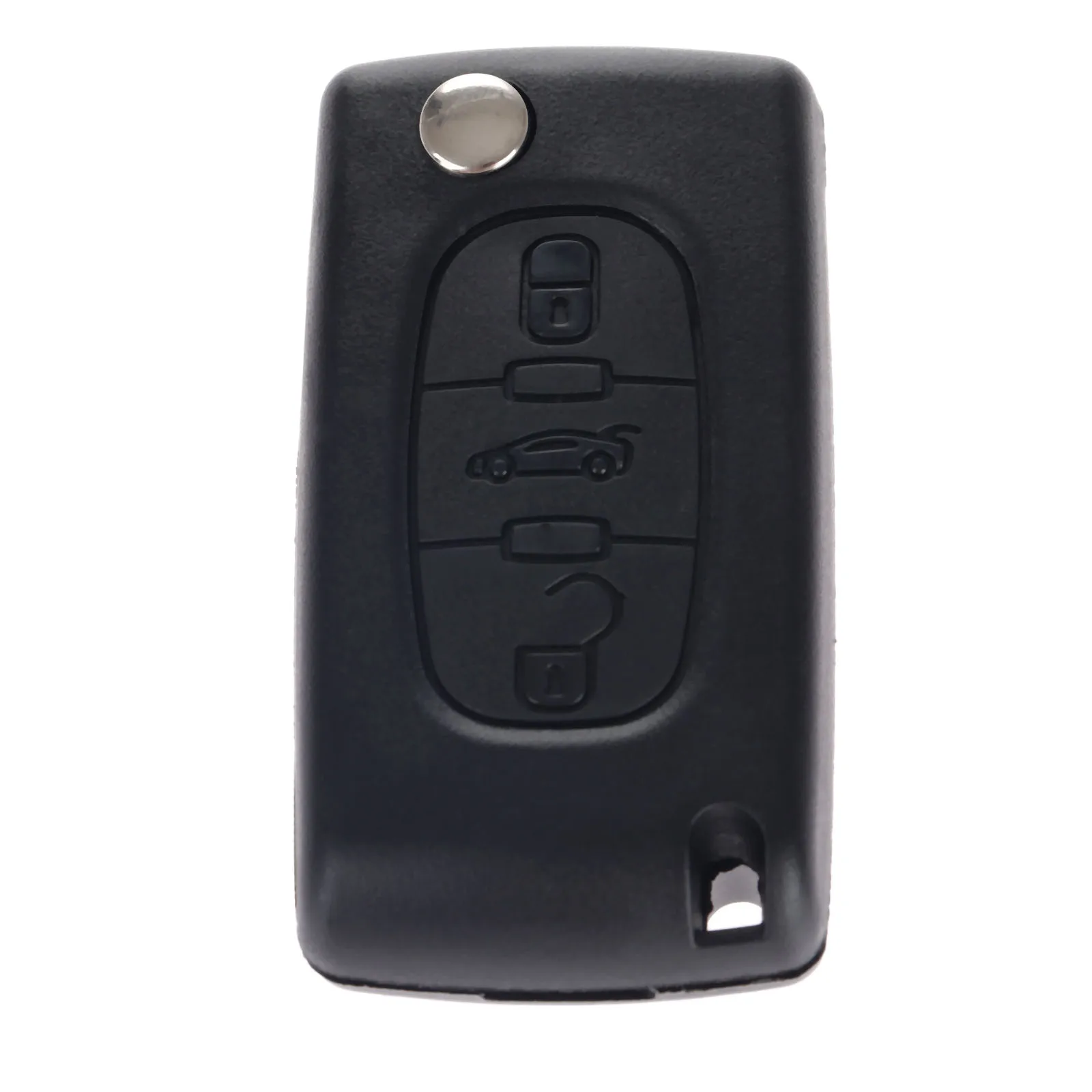 

3 Buttons Auto Flip Folding Remote Entry Key Fob Case Cover Blank Blade For Citroen C4 Picasso C5 C6 Replacement Car Key Shell