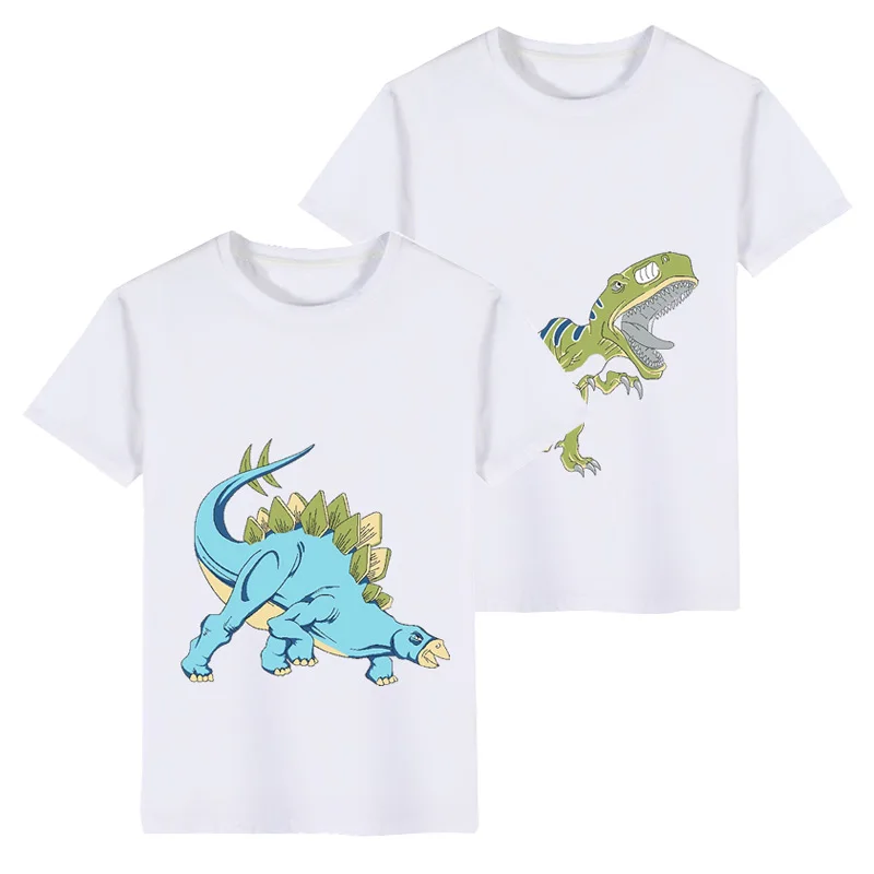 

Dinosaur Boys Tshirts Cotton Blend Toddler Tops Tees Cotton Shirt Fashion Children's Clothes Kids