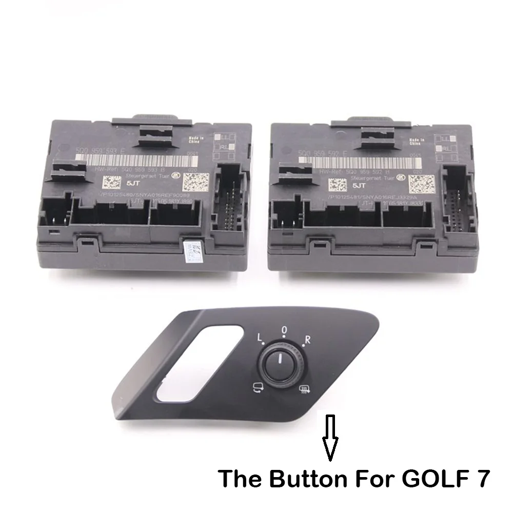 FOR A3 8V Golf 7 MK7 VII Auto Folding Mirror Electric Folding Mirrors Door Module 5Q0 959 592 B 5Q0 959 593 B