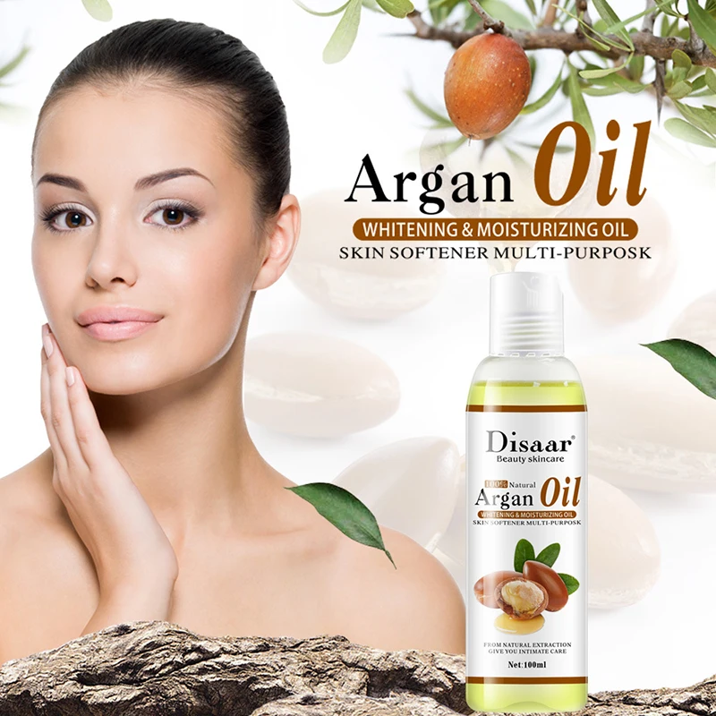 

100% Natural Organic Argan Oil Moisturizing Skin Improve Roughness Firming Skin Body Oil Relaxing Body Massage Oil 100ml