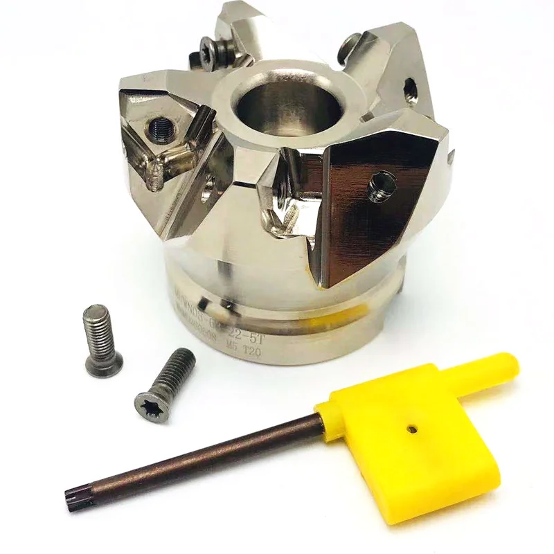 MFWN90 ° MFWN90050R MFWN90080R cabezal de corte pesado plano hexagonal de doble cara para inserción de fresado WNMU080608 EN