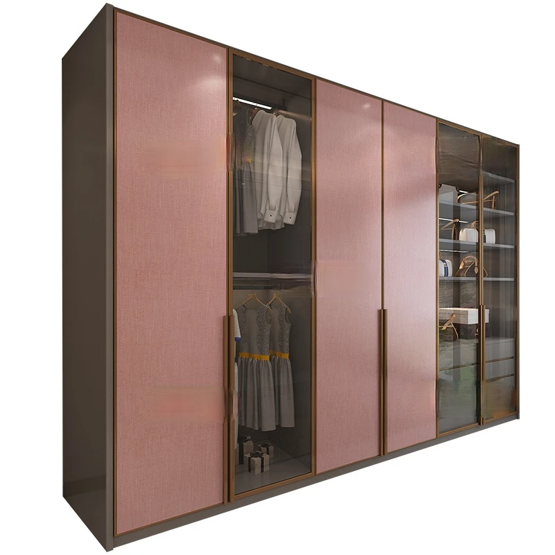 Bedroom integrated wardrobe custom sliding door assembly wardrobe open cloakroom wardrobe luxury