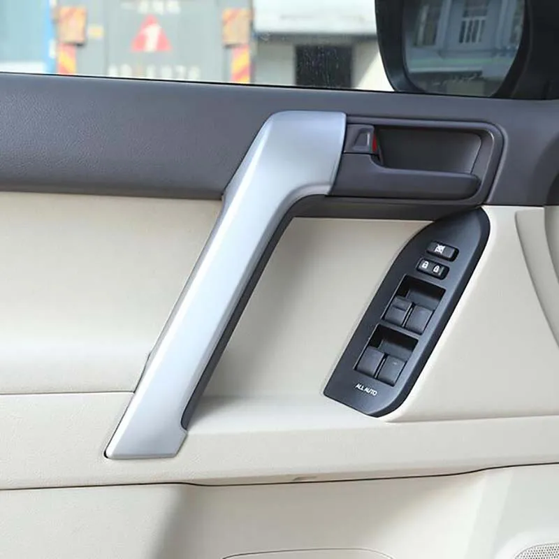 For Toyota Land Cruiser Prado FJ150 150 2010- 2012 2013 2014 2015 2016 2017 2018 2019 2020 Car ABS Interior Door Handle Trim 4PS