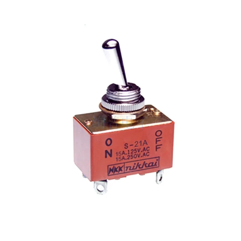 

S21A S-21A Small-capacity Toggle Switch 2-speed DPST One on and one off 15A/125V