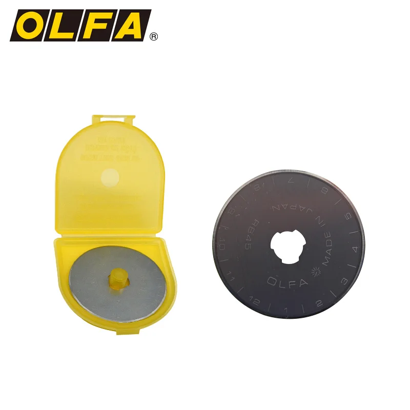 Cuchilla de corte rotativo de Japón Olfa RB45-10, cuchillo Circular Original de 45mm de diámetro, cuchilla profesional