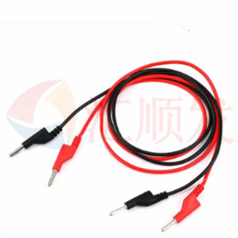 ワニ口クリップ,ダブルヘッド,コード,ナイロンコード,2線式,4ピン